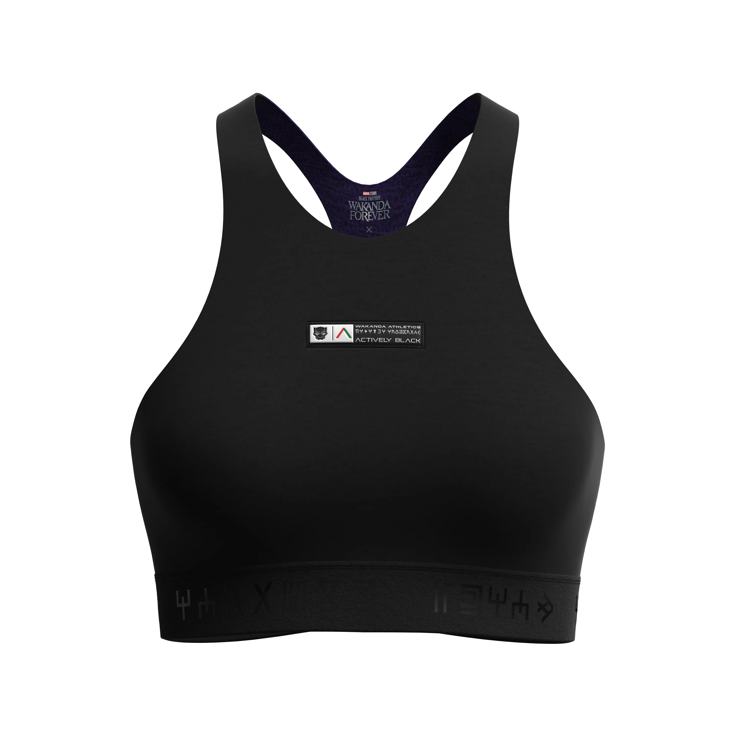 Women's Wakanda Athletics Performance Sports Bra