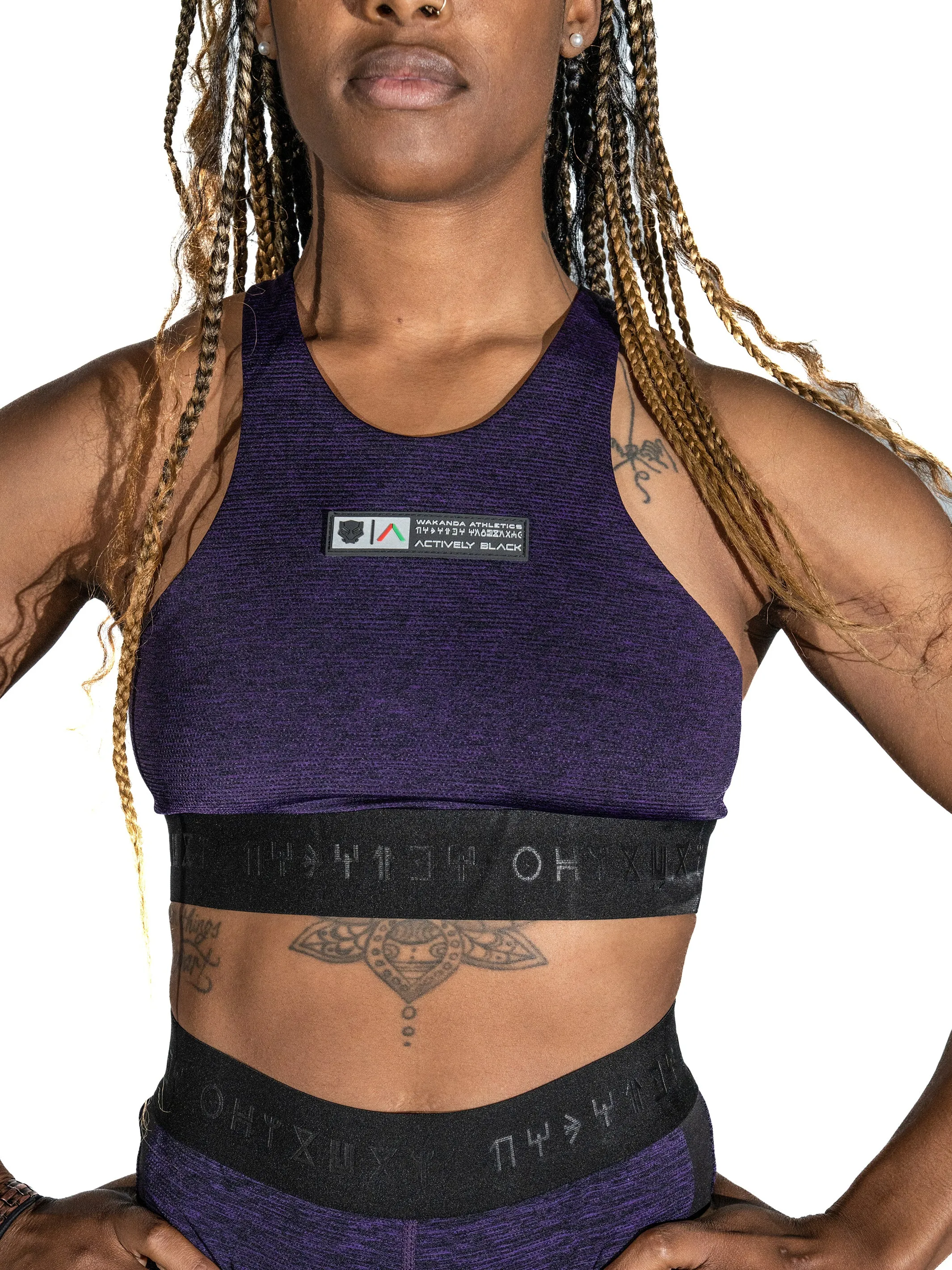 Women's Wakanda Athletics Performance Sports Bra